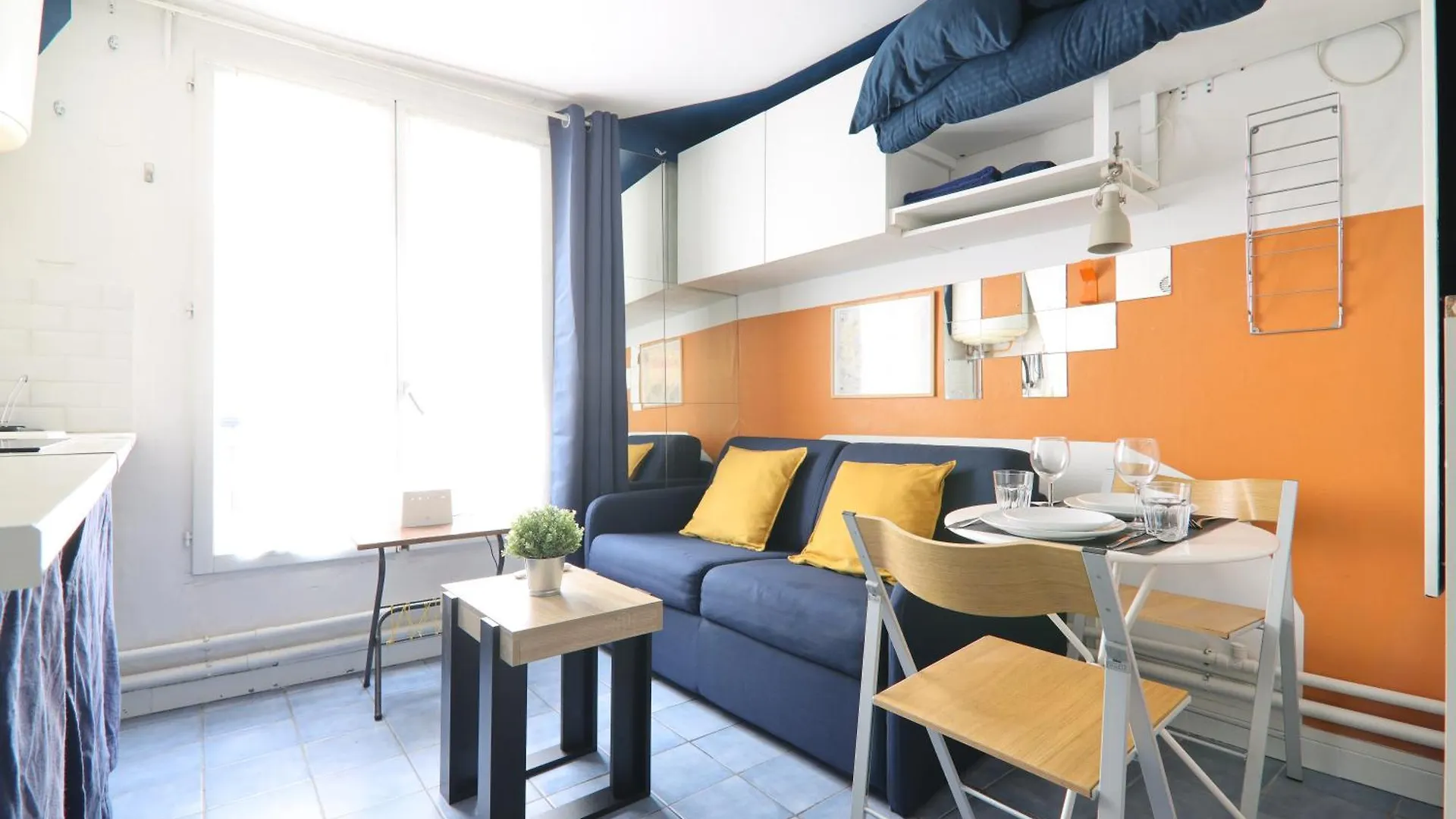 Studio Appartement Quartier Republique Free Netflix Париж